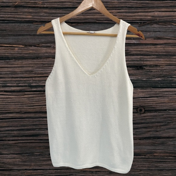 Tribal Cream Relaxed Tank Top - Picture 1 of 5
